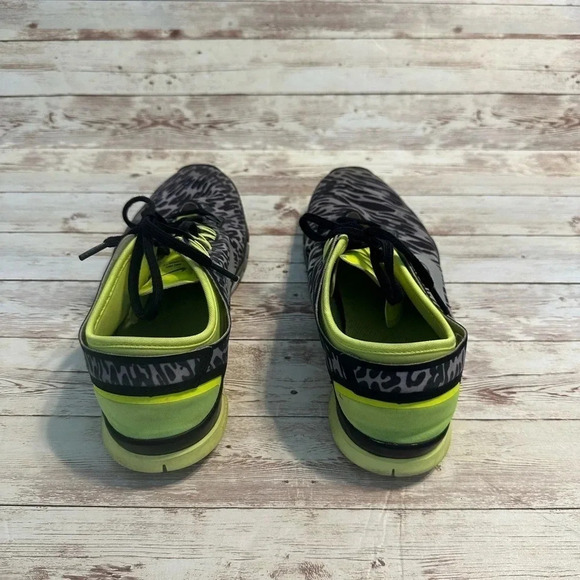 Nike Free Running Shoe Women’s Size 9 Leopard Black Gray Athletic - Picture 4 of 7